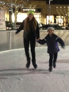 skating at market street